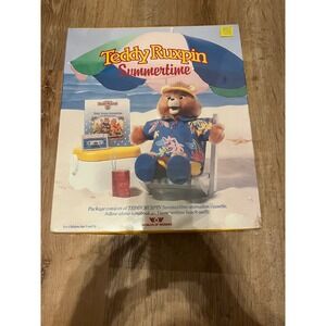 Vintage 1987 Teddy Ruxpin Summertime Outfit Cassette & Book Worlds of Wonder NEW